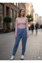 Powder Crew Neck Body Slimfit Soft Touch Seersucker Textured Knitted Fabric Long Sleeve Body Hzlpik01Body