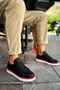 Ch979 Santoni Gbt Sports Men's Shoes Black/red - 2