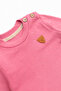 Boys Girls Children's Soft Flexible Comfortable Ribbed Buttoned Bottom Top Set - 2