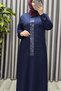Women's Clothing Plus Size Crystal Rhinestone Dress - 7