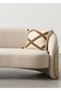 Renli Cross Stitch Punch Embroidered Tassel Throw Pillow Cover Cotton 42X42 cm - 7