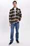 Men's Regular Fit Comfortable Cut Winter Plaid Lumberjack Shirt - 3
