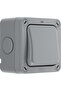 BG Electrical Single 2-Way Outdoor Weatherproof Switch, IP66 Rated, 20AX, Grey