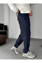 Lacivert Gofre Basic Pileli Pantolon C-6142 - 5
