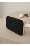 Black Gold Luxury Suede Chain Handle Women's Evening Dress Bag - 5