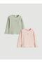 Heart Printed Baby Girl T-Shirt 2-Pack (W5)