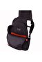 Kids Black Neon Orange Backpack - 3