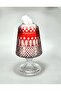 Handcrafted Drop Pattern Covered Pedestal Napkin Holder Candle Holder - 5