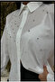 White Linen Stone Women's Shirt - 2