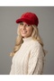 Plush Hat Cap Women - Red Baseball Cap Hat Soft Furry - 2