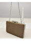 Khaki Luxury Suede Chain Handle Women's Evening Dress Bag - 2