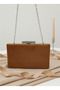 Brown Luxury Suede Chain Handle Women's Evening Dress Bag - 7