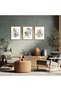 Signtouch Watercolor Floral Botanical Wall Art 3-Piece Wooden Frame 40x60 cm - 2