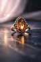 Women's Copper Bracelet Ring Set Zultanite Stone Oval Model Handcuff Antiallergic Bracelet - 3