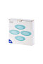 Lcw Home Turquoise Patterned Glass Plate Set of 4 21 cm - 4