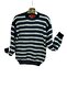 New Season Women's Beard-Striped Knitting Blouse - 2