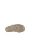 Beige Genuine Suede Leather Fur Closed Front Platform Heeled Women's Slippers Thermo Sole - 3