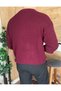 Crew Neck Knitted Sweater Oversized - 4