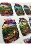 European Countries Hologram Sticker Set 44 Countries – Cultural Icons & Flags Themed 3 Sheets - 5