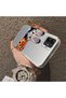 Samsung Galaxy A03 Compatible Silicone Edge Acrylic Back Anime Character Protective Case - 3