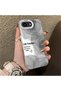 حافظة واقية من السيليكون المتوافقة مع هاتف iPhone 16e ذات حافة أكريليك ونمط إبداعي - 4
