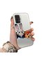 Samsung Galaxy A23 Compatible Silicone Edge Acrylic Back Anime Character Protective Case