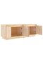 TV Cabinet 110x34x40 cm Solid Wood Pine - 5