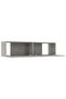 TV Cabinet Concrete Grey 120x30x30 cm Engineered Wood - 4