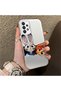Samsung Galaxy A73 Compatible Silicone Edge Acrylic Back Anime Character Protective Case - 4