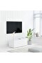 TV Cabinet White 80x34x30 cm Engineered Wood