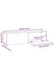 TV Cabinet White 120x30x30 cm Engineered Wood - 3