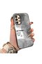 Samsung Galaxy A33 5g Compatible Silicone Edge Acrylic Back Creative Pattern Protective Case