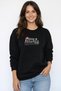 Friends Printed Black Unisex Oversized T-Shirt
