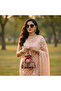 Dark Pink Embroidered Potli Bag with Pearl Handle & Beaded Drawstring