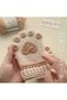 Cat Paw Gloves Beige Gloves. Cream Gloves with Paw Prints Are the Latest Trend. - 2