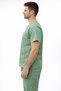 Unisex Green Medical Uniform Set – Flexible Fabric, V-Neck, Nurse and Doctor Uniform with Pockets - 5