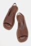 Seymour Women's Genuine Leather Sandals Brown - 7