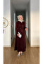 Our Burgundy Scuba Suit Model - 2