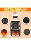 Small Portable Space Heater with LED Fire Effect - 3