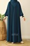 Irem Dress Petrol Blue - 3