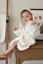 Mutlu Pati̇ler - Baby Bamboo Bathrobe Series - Cream - 3 Pieces - 3