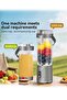 Portable blender, 12 blades, 600ML, long-lasting rechargeable USB-C juicing cup - 5