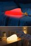 ®   Fluffy Led Night Light with Lazy Duck Figure with 5 Different Color Modes – Soft Textured Children's Room - 2