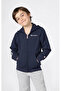 Hooded Full Zip Sweatshirt Children's Navy Blue Sweatshirt - 307313-Bs501