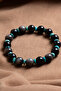 Certified Obsidian-Turquoise(Turquoise) Natural Stone 10mm Bracelet Odt192 - 5