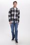 Men's Slim Fit slim fit checkered winter lumberjack shirt - 3