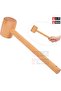 Multi Use Hammers Fiberglass Handle, Rubber Hammer (Wooden Mallet 60mm) - 3