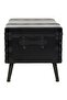 Coffee Table MDF and Steel 102x51x48 cm - 2