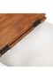 Coffee Table White 50x27 cm Solid Wood Reclaimed - 6