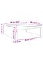 Coffee Table White 100x100x35 cm Engineered Wood - 3